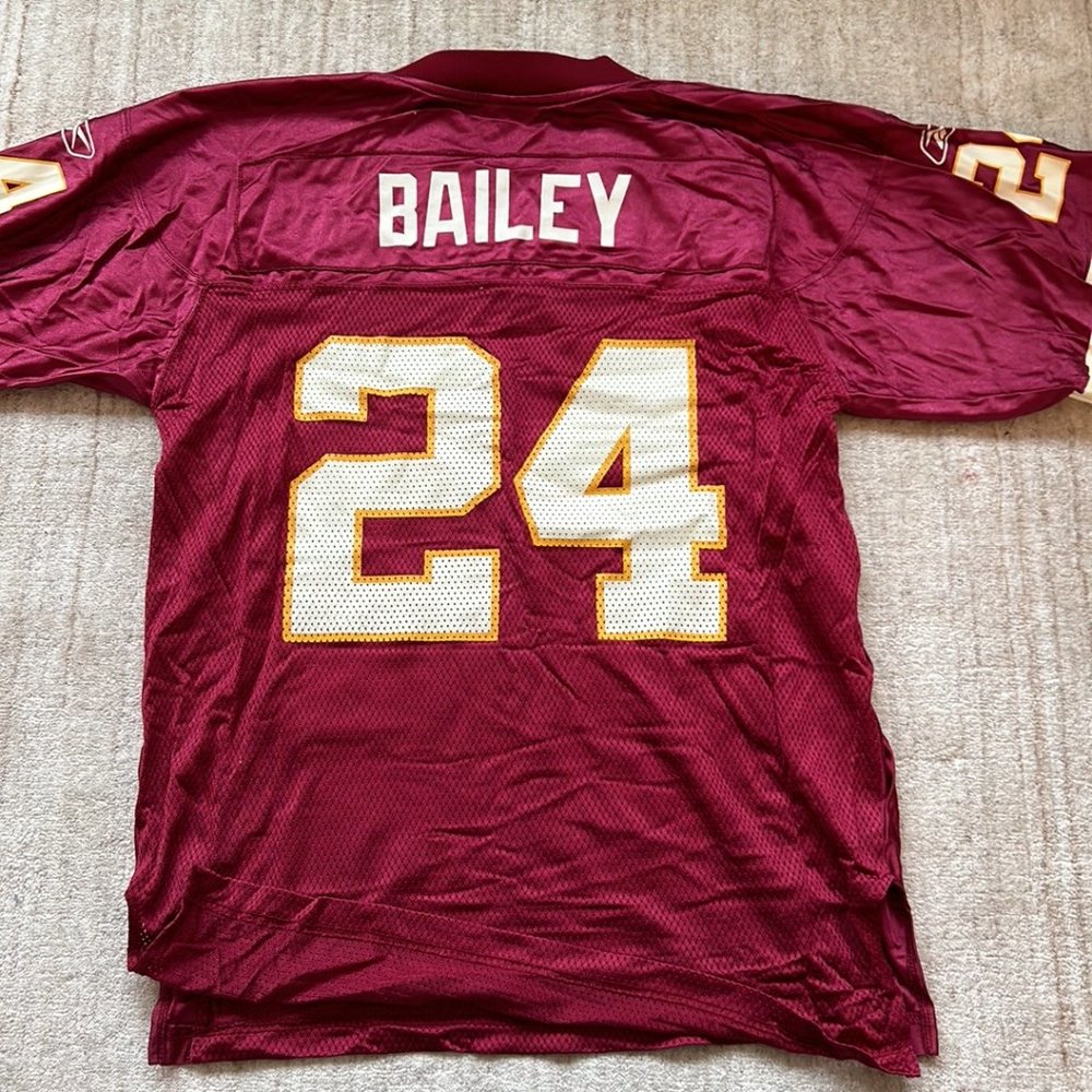 Washington Redskins Bailey #24 NFL Football Jersey Men's Size Medium